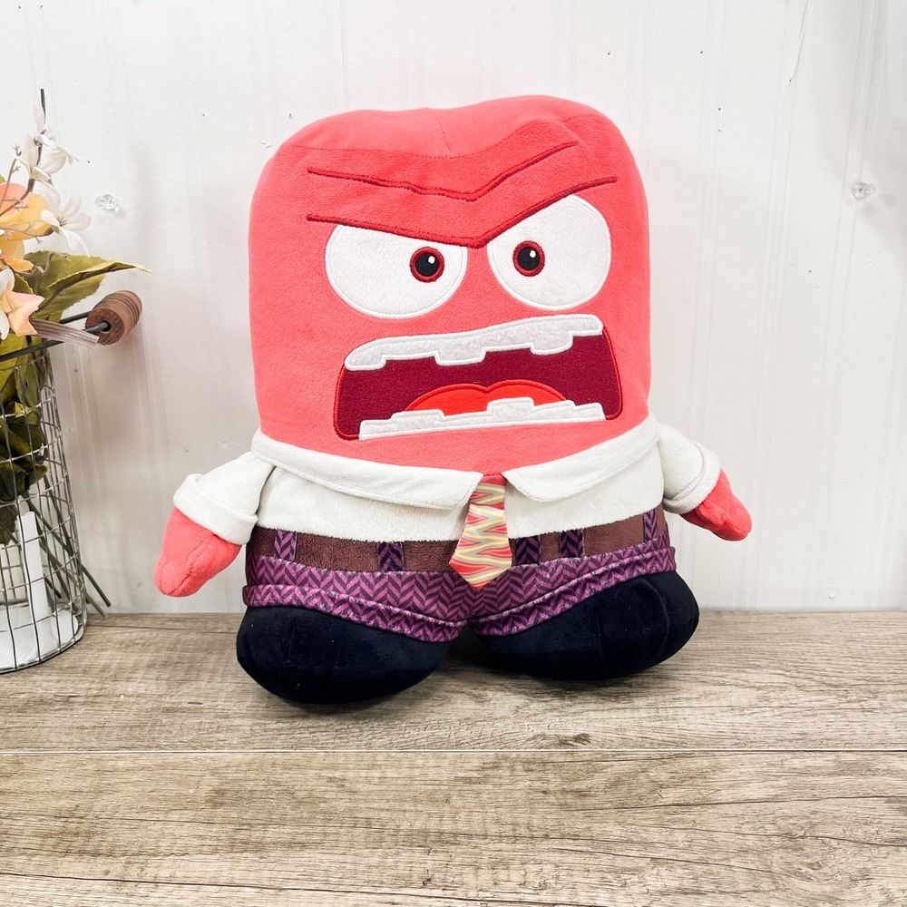 Disney Pixar Inside Out 2 Anger Plush Doll 12" Stuffed Animal